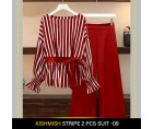 Kishmish Stripe 2 Pcs Suit -09